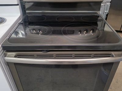 slate color ge electric stove