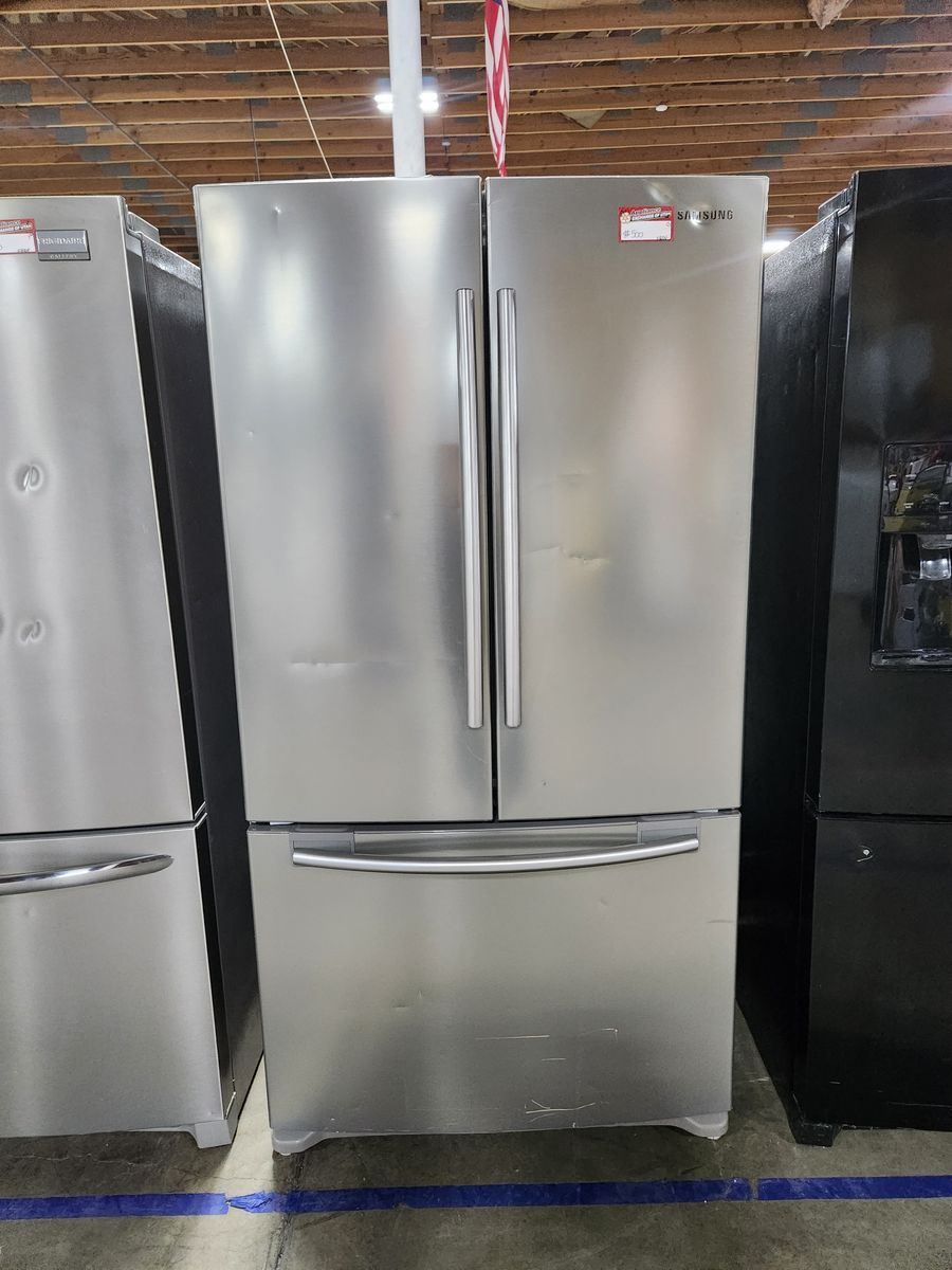 Samsung French Door Refrigerator Stainless Steel Bottom Freezer