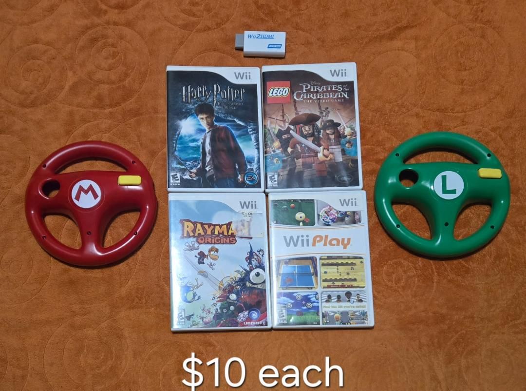 Nintendo Wii games $10 each including Wii Play! trades considered!