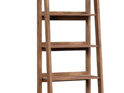 Sauder Trestle 5-Shelf Bookcase/ Book Shelf, Vintage Oak finish