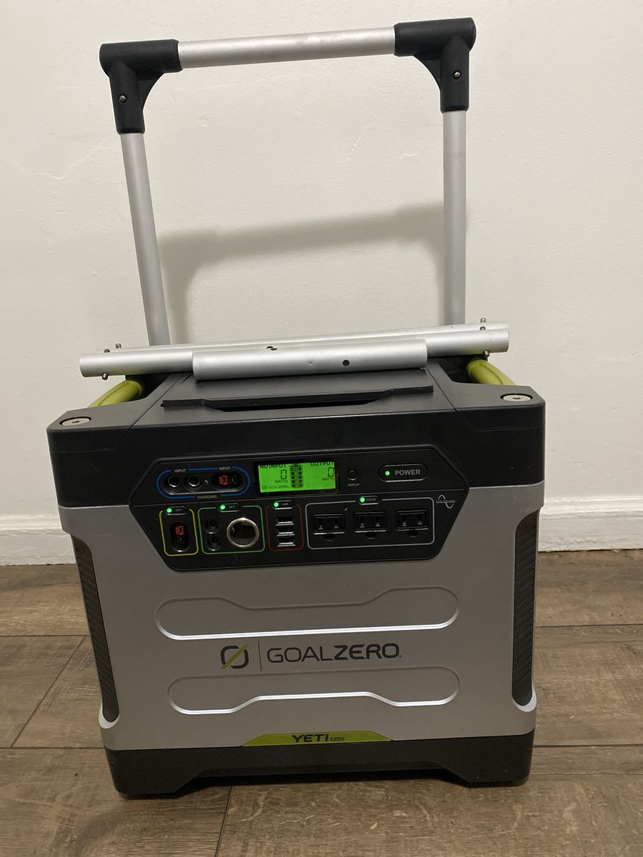 Yeti Goal zero electrical generator