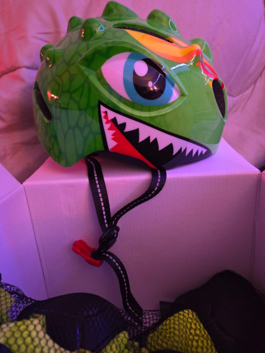 New in box Kids Bike Helmet set