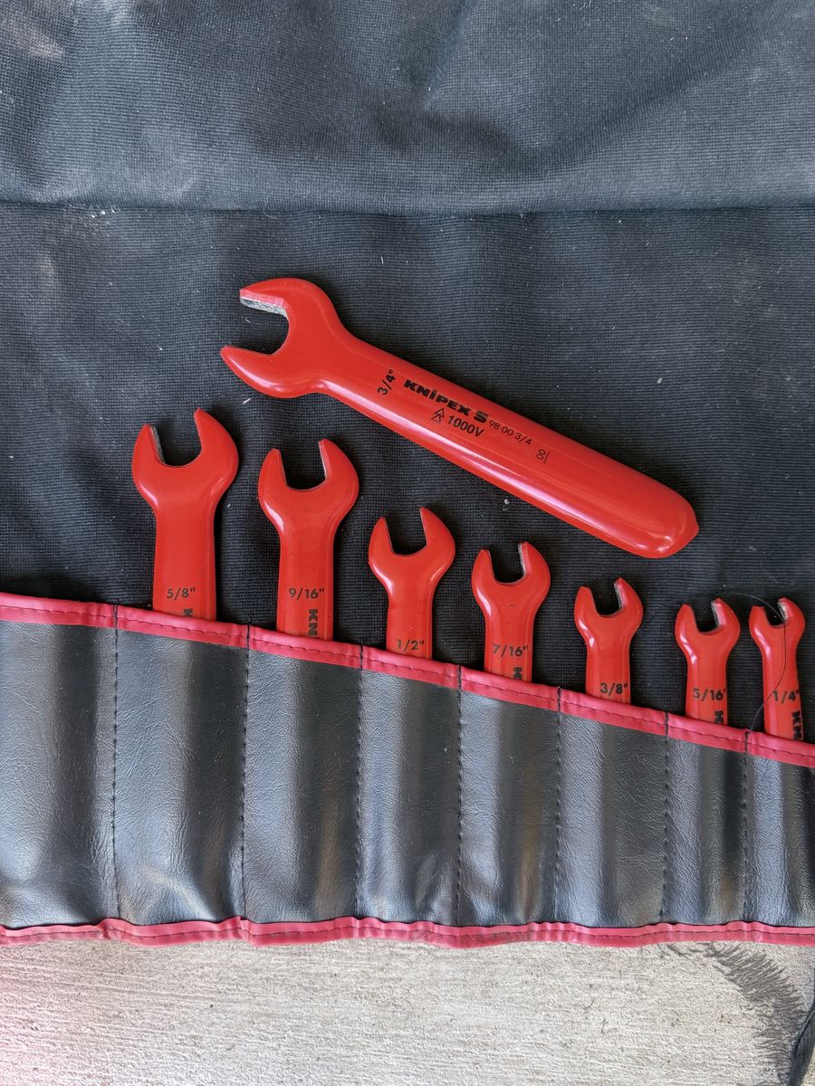 Knipex 1000v open end wrench sets