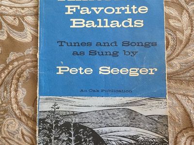 American Favorite Ballads: Tunes and Songs as Sung by Pete Seeger (Oak Publication)