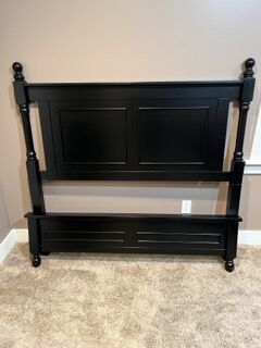 Beautiful Full Size (Double) Bed - $550 for headboard, footboard, frame, box springs, and mattress