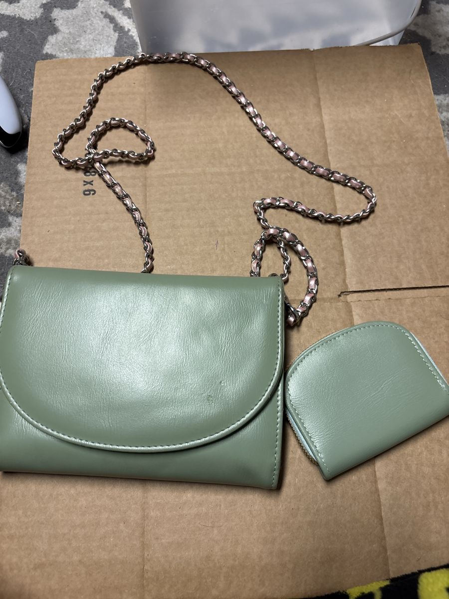 Sage Green Crossbody Bag