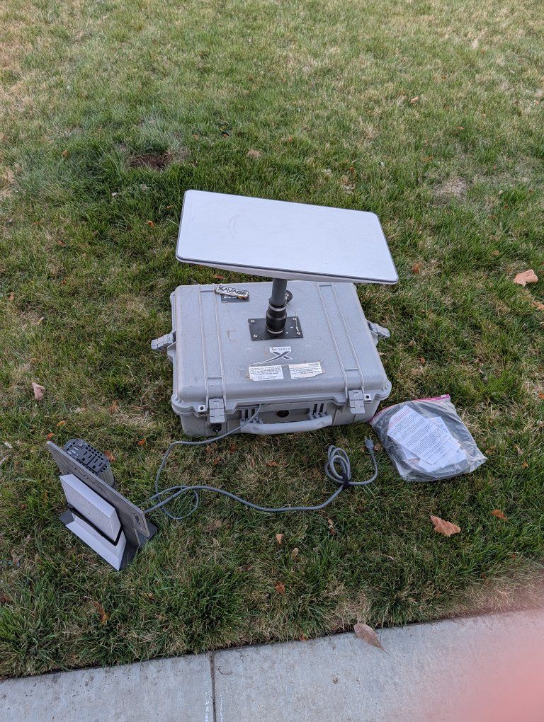 Starlink Satellite System with Functioning Protective Case.