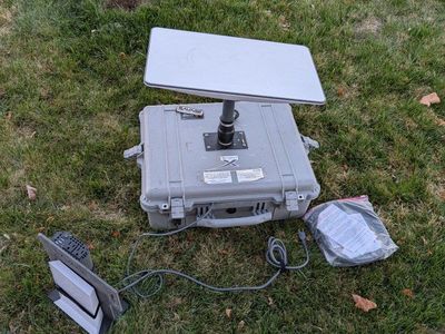 Starlink Satellite System with Functioning Protective Case.