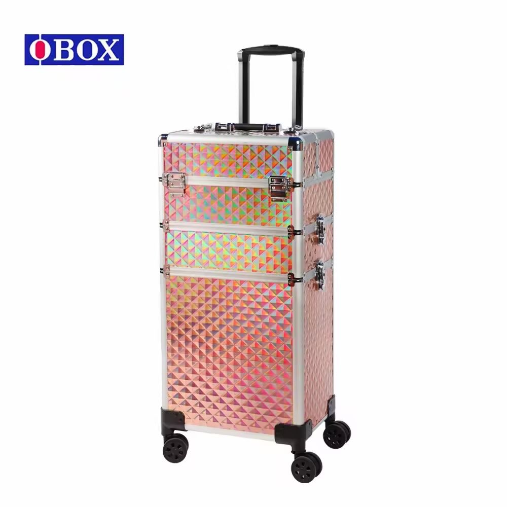 3-in-1 Detachable Nail / Makeup Trolley Case