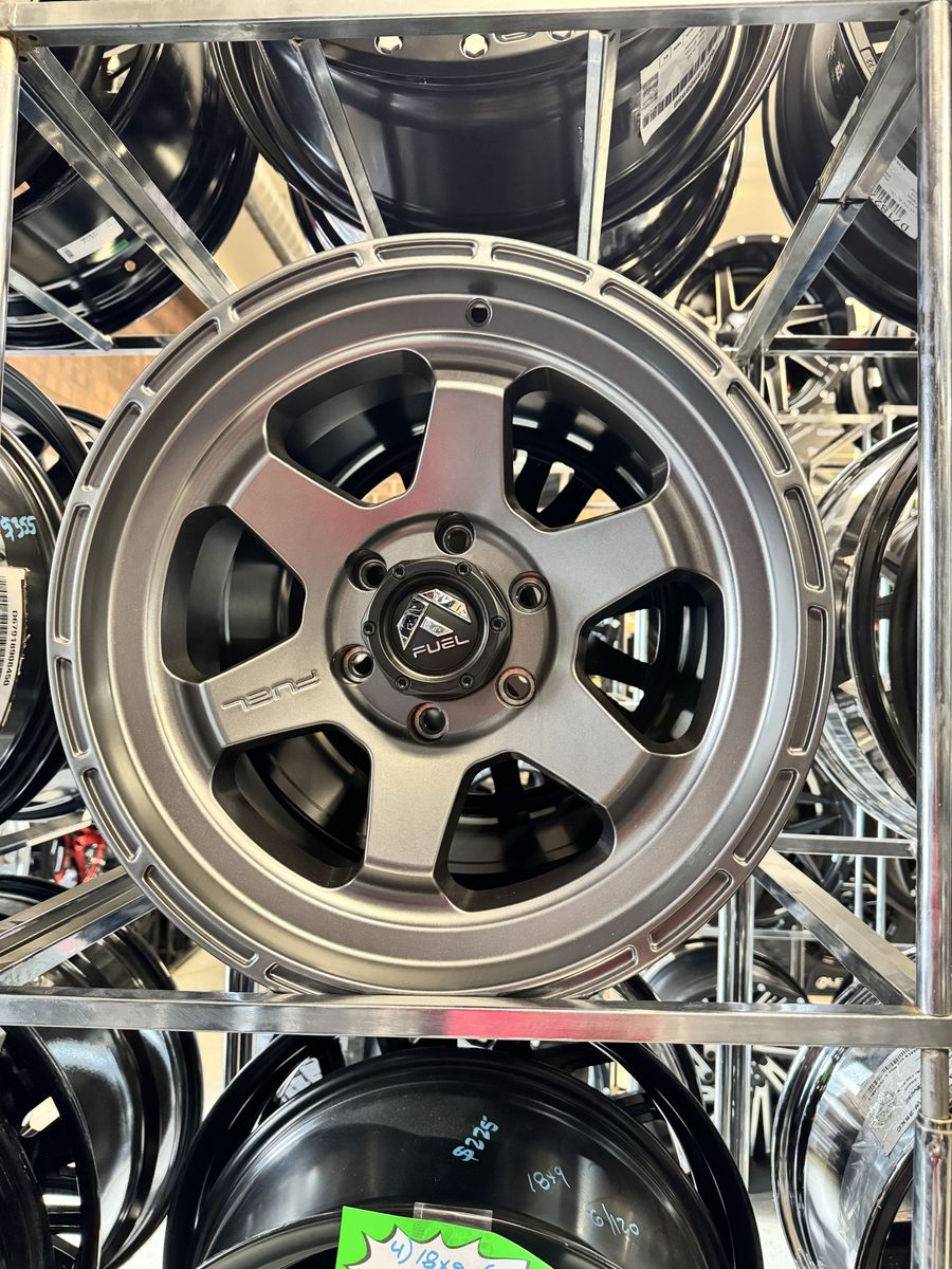 Fuel 18x9 lug pattern 6x135 matte anthracite brand new set of 4 wheels