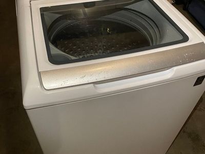GE Top Load Washer White with Scented Pod Dispenser SmartDispense