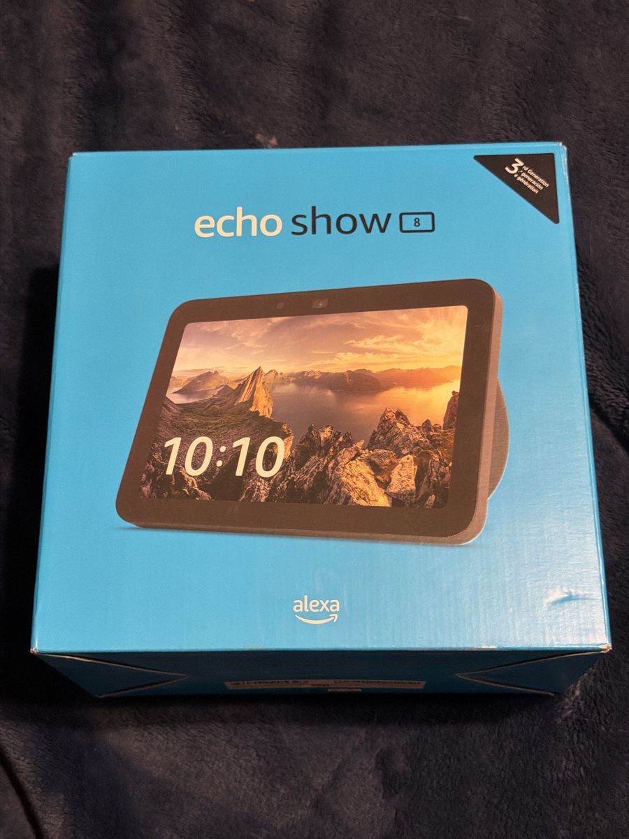 Amazon Echo Show 8 (3rd Gen) Smart Display with Alexa - Charcoal