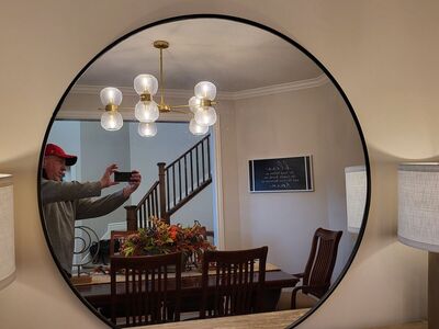 round Mirror 48"