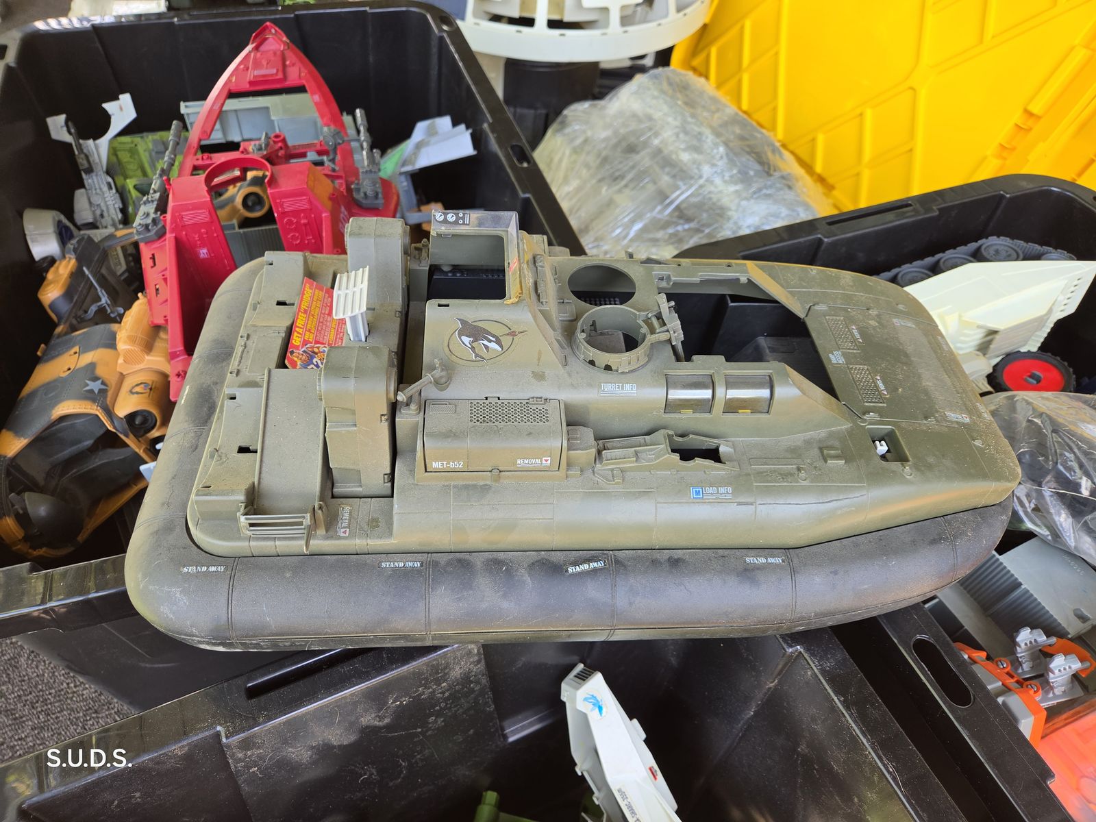 Vintage GI Joe Cobra Vehicles & Playsets Lot - Hovercraft, Tanks, Planes, & More