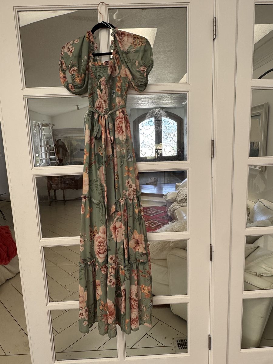Spring Summer Maxi Dress Size Large