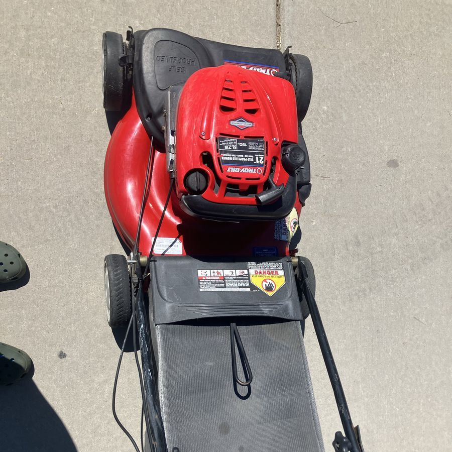 Troy-Bilt 6.75 HP Self-Propelled 21” Push Lawn Mower