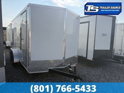 7x14 Haulmark Passport Enclosed Cargo Trailer - 6'6" Interior - 7K GVWR - .080 PolyCor