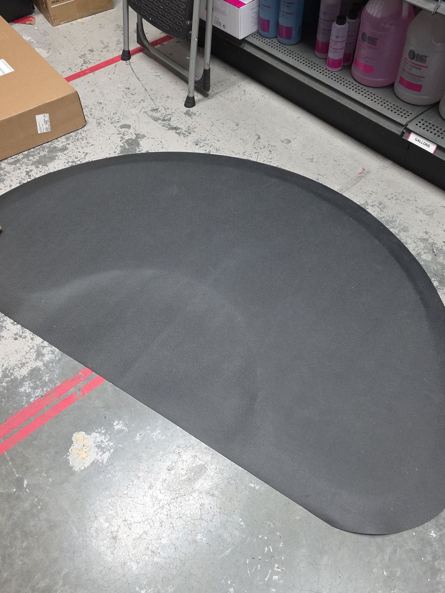 Black Salon Mat