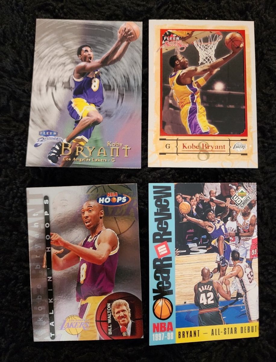 4 Kobe Bryant Card lot