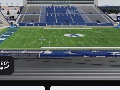 1 or 3 Prime Sideline Season BYU Football Tickets (Includes rented Stadium Chairs)
