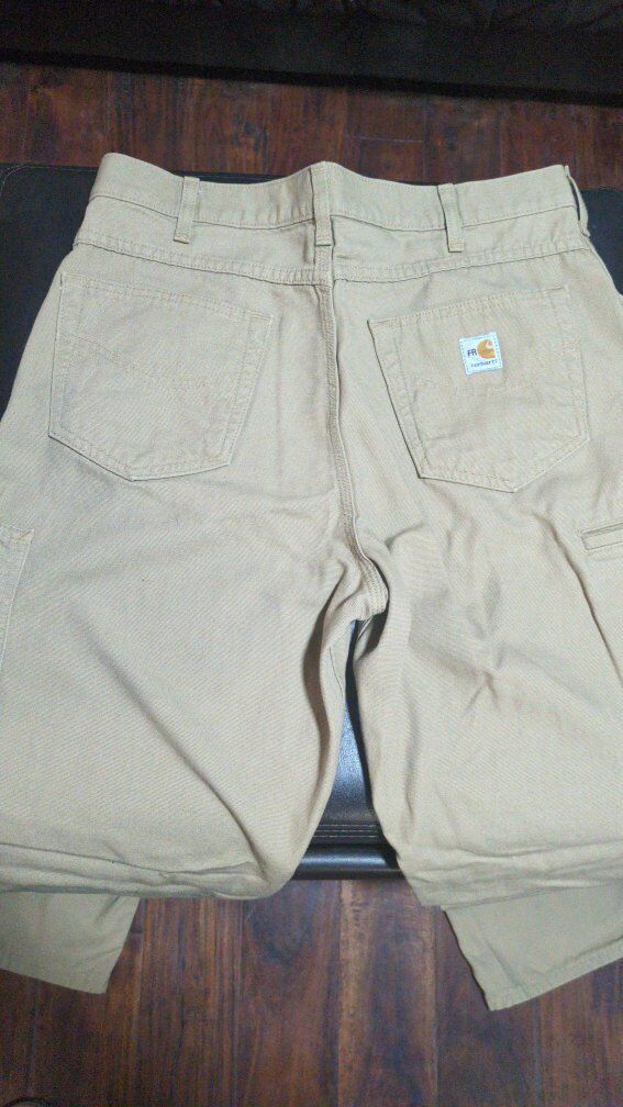 New Carhartt FR Canvas Work Pants 34x36