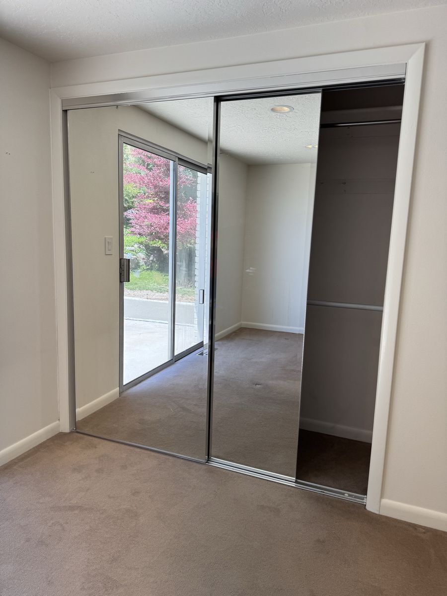 Free 6' x 6'8" Mirrored Sliding Closet Doors - 2 Sets, Good Condition