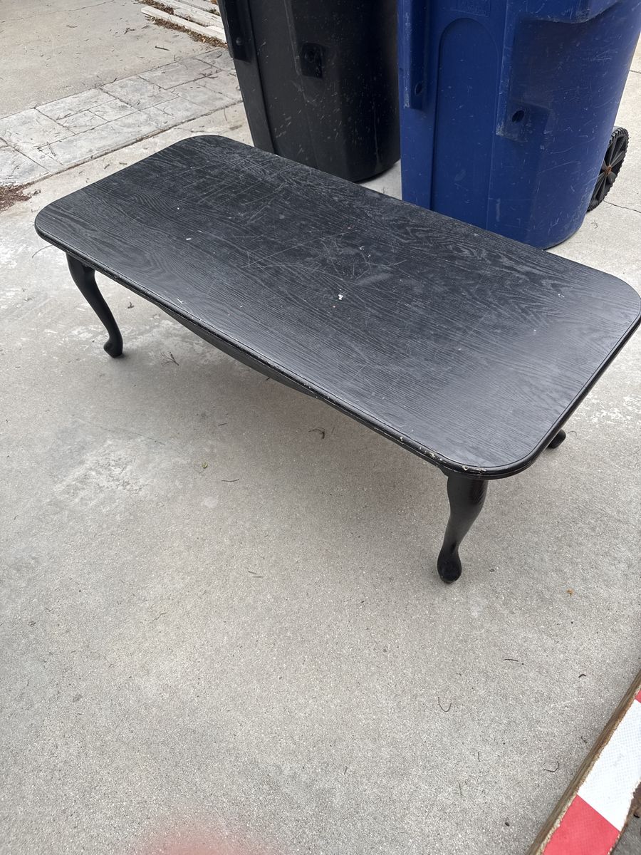 Sold oak coffee table