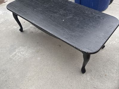Sold oak coffee table
