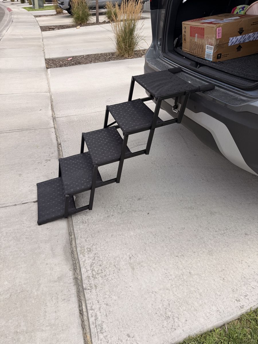 Dog collapsible non slip ramp