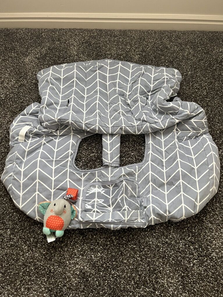 Shopping cart and high chair cover