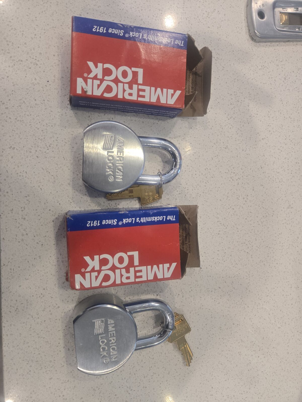 2 American 700 locks