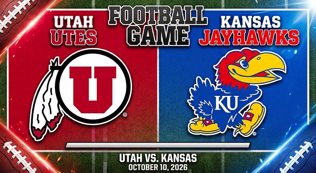 Utah Utes vs. Kansas Jayhawks Football Tickets - October 10, 2026