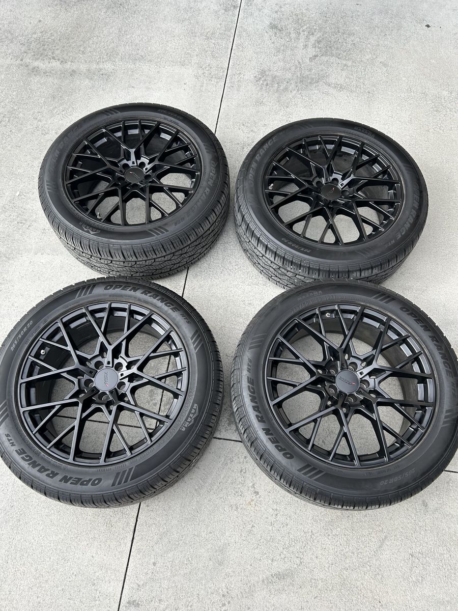 20” TSW Sebring Black Wheels & Tires