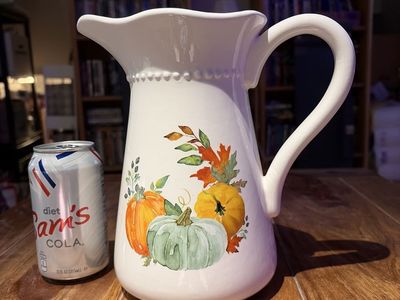 Beautiful Ashland Ceramic Autumn Pitcher