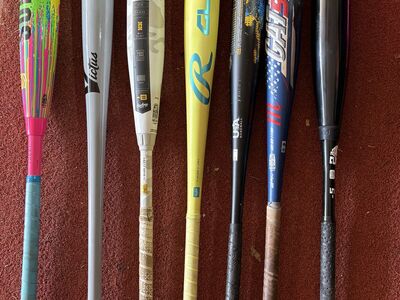 Baseball bats in great shape needing a new home!