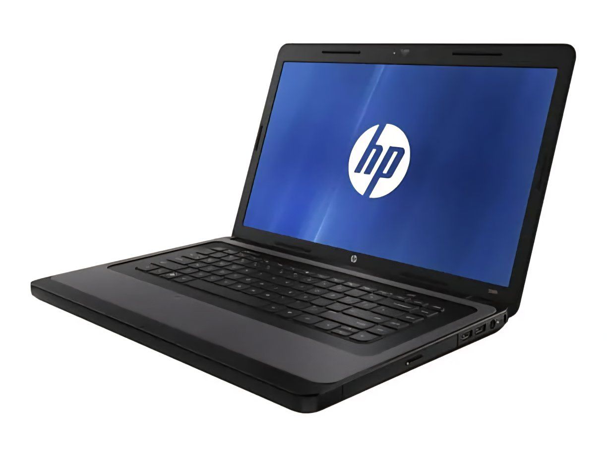 HP laptop and mouse