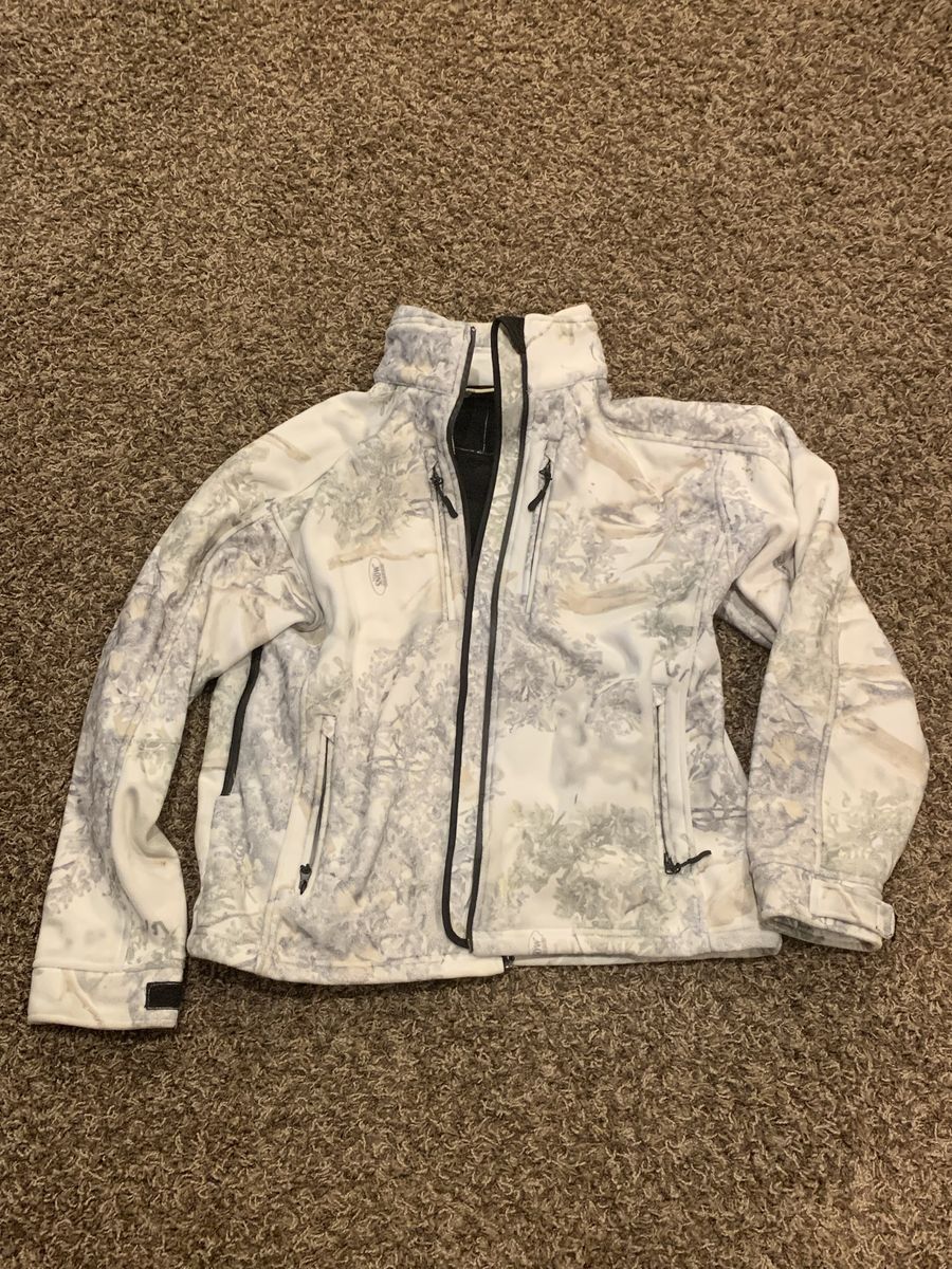 Guide’s Choice Men's XL Camo Snow Fleece Zip-Up Jacket