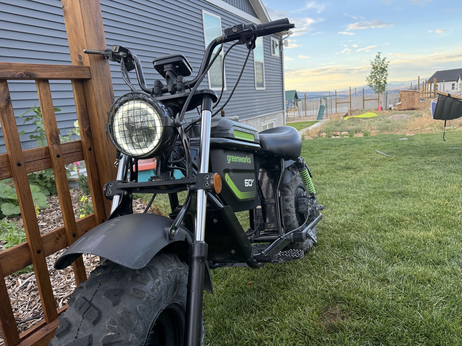 GREENWORKS 60V STEALTH Series Electric Mini-Bike