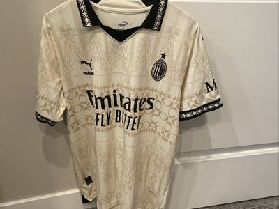 Puma x Pleasures x AC Milan 2023/24 Third Kit football jersey - Large