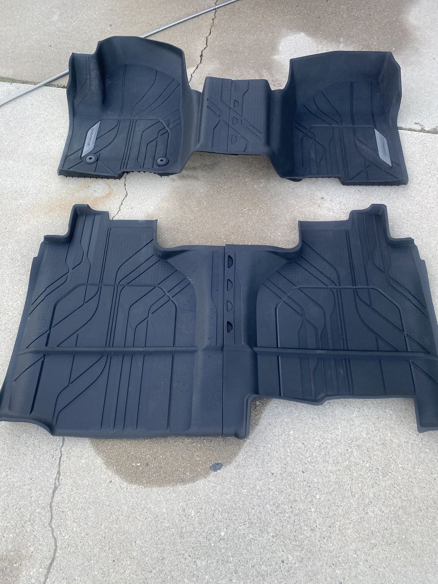 2019-2026 Chevrolet Silverado Premium all-weather interlocking floor mats
