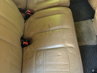 Tan Leather Rear Seats - Used Condition