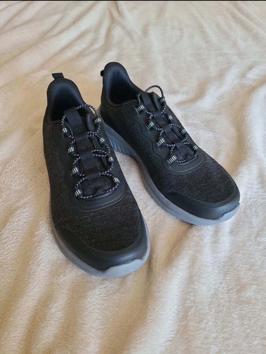 Non- Lace Up Tennis Shoes, 8 Wide