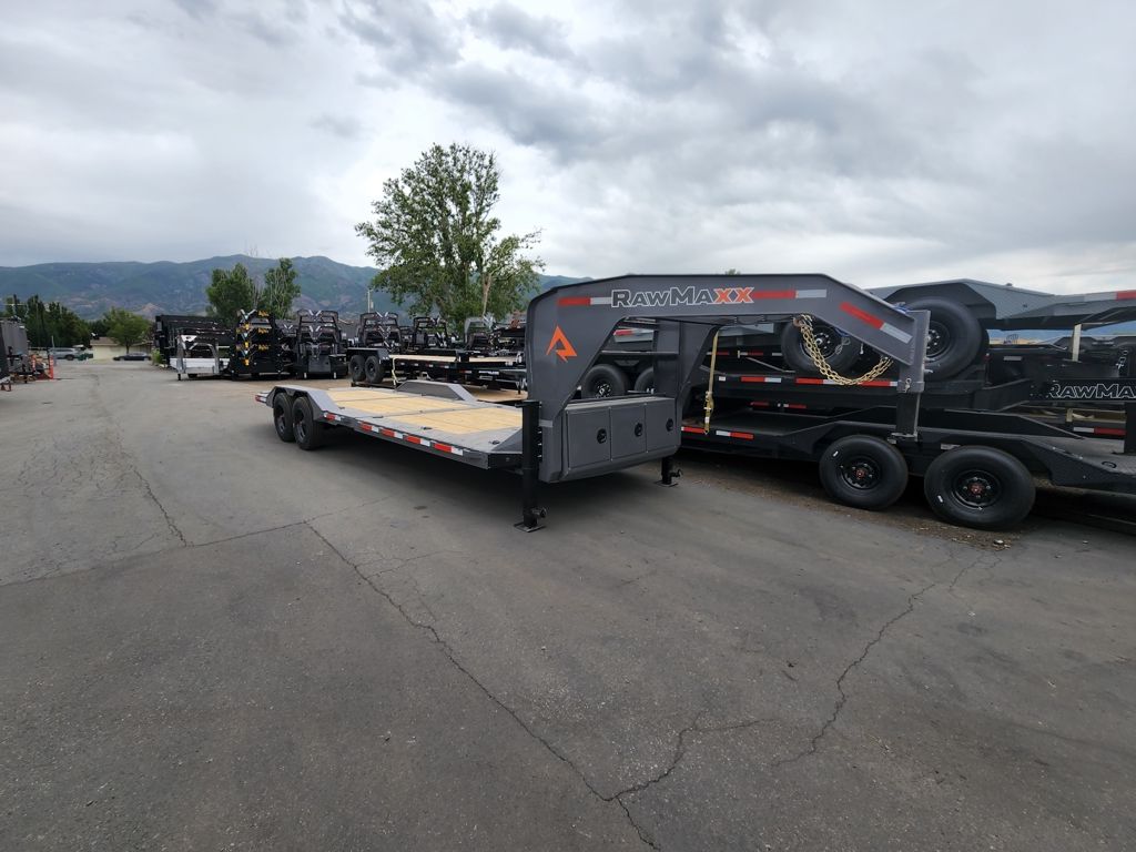 2026 RawMaxx 26' Gooseneck GTX Tilt 20K Equipment