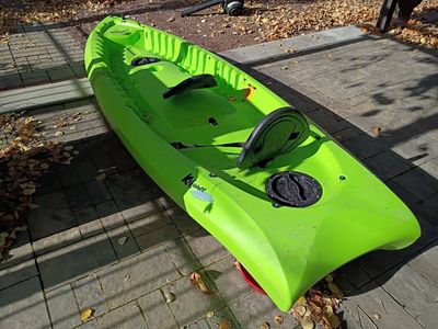 Perception Kayak "Splash" Lime Green Sit-on-Top Recreational Kayak for 2 Person