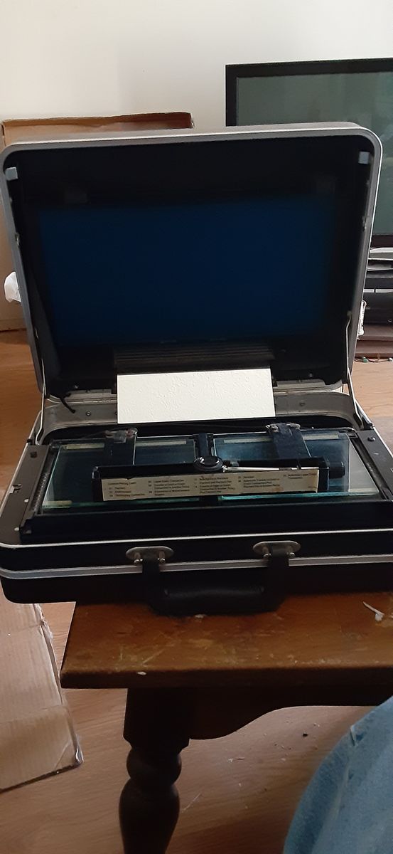 Vintage Microfiche Reader – Excellent Condition – Perfect Working Condition