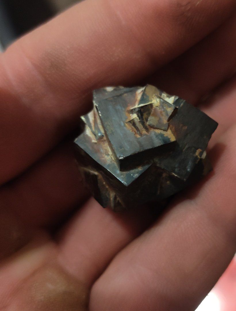 limonite after pyrite nice little show piece