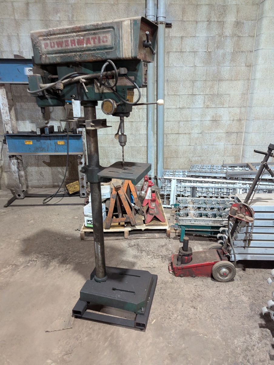 Vintage Powermatic 1150A 15" Drill Press – 110V Single Phase