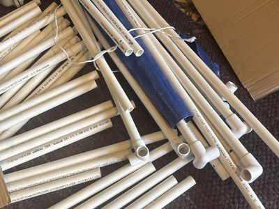 Assorted PVC Pipes and Fittings Lot
