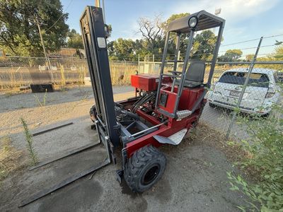 Moffett M5500W Truck Mounted Forklift Heavy Duty Rough Terrain