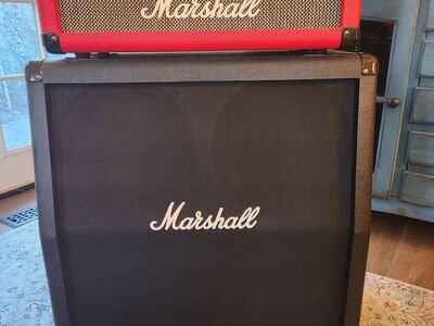 Marshall MG100hfx Guitar Amplifier and Cab half stack